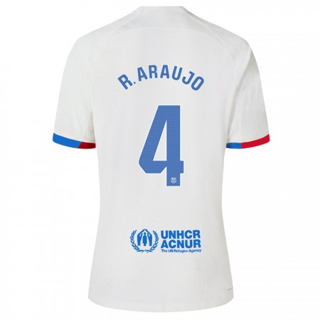 FC Barcelona R. Araujo 4 Venkovní 2023-24 - Fotbalové Dresy (S/S) FC Barcelona R. Araujo 4 Venkovní 2023-24 - Fotbalové Dresy (S/S)